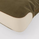 Salvatore Ferragamo Gancini Shoulder Bag Canvas Beige Silver Auth BA7674-15