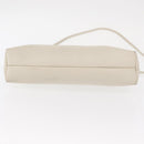 Salvatore Ferragamo Vala Shoulder Bag Leather White Gold Auth BA7675-6