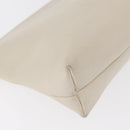 Salvatore Ferragamo Vala Shoulder Bag Leather White Gold Auth BA7675-16