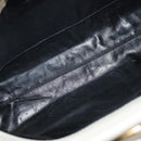 Salvatore Ferragamo Vala Shoulder Bag Leather White Gold Auth BA7675-11