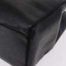 Salvatore Ferragamo Vala Tote Bag Leather Black Gold Auth BA7676-14