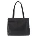 Salvatore Ferragamo Vala Tote Bag Leather Black Gold Auth BA7676-3