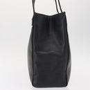 Salvatore Ferragamo Vala Tote Bag Leather Black Gold Auth BA7676-4