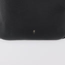 Salvatore Ferragamo Vala Tote Bag Leather Black Gold Auth BA7676-6