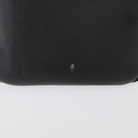 Salvatore Ferragamo Vala Tote Bag Leather Black Gold Auth BA7676