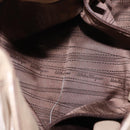 Salvatore Ferragamo Gancini Tote Bag Leather Beige Gold Auth BA7677-24