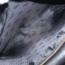 VALENTINO Shoulder Bag Leather Black Gold Auth BA7678-21