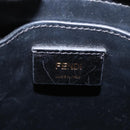 FENDI Hand Bag Leather 2way Yellow Gold Auth BA7681-10