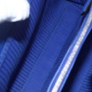 FENDI Petite To Jules Hand Bag Leather 2way Blue Silver Auth BA7682-20