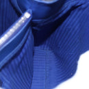 FENDI Petite To Jules Hand Bag Leather 2way Blue Silver Auth BA7682-22