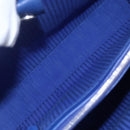 FENDI Petite To Jules Hand Bag Leather 2way Blue Silver Auth BA7682-24