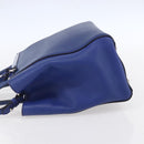 FENDI Petite To Jules Hand Bag Leather 2way Blue Silver Auth BA7682-4