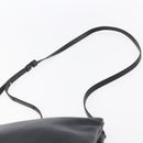CELINE Trio Small Shoulder Bag Leather Black Gold Auth BA7683-8