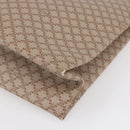 CELINE Macadam Canvas Tote Bag PVC Beige Auth BA7687-16