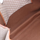 CELINE Macadam Canvas Tote Bag PVC Beige Auth BA7687-10