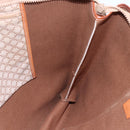 CELINE Macadam Canvas Tote Bag PVC Beige Auth BA7687-21