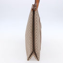 CELINE Macadam Canvas Tote Bag PVC Beige Auth BA7687-3
