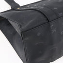 MCM Vicetos Logogram Shoulder Bag PVC Black Gold Auth BA7690-13