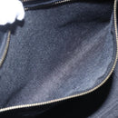 MCM Vicetos Logogram Shoulder Bag PVC Black Gold Auth BA7690-21