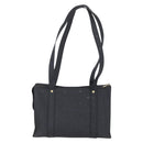 MCM Vicetos Logogram Shoulder Bag PVC Black Gold Auth BA7690-3