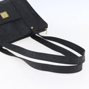 MCM Vicetos Logogram Shoulder Bag PVC Black Gold Auth BA7690-7