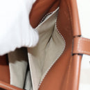 LOEWE Anagram Cushion Paula's Tote Bag Canvas Red Auth BA7691V-22