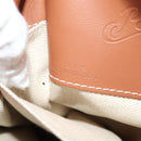 LOEWE Anagram Cushion Paula's Tote Bag Canvas Red Auth BA7691V-11