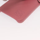 LOEWE iPhone XS Case Leather Pink Auth BA7693-15