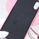 LOEWE iPhone XS Case Leather Pink Auth BA7693-10