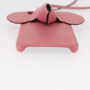 LOEWE iPhone XS Case Leather Pink Auth BA7693-5