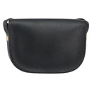 Christian Dior Honeycomb Canvas Shoulder Bag PVC Black Gold Auth BA7697-2
