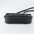 Christian Dior Honeycomb Canvas Shoulder Bag PVC Black Gold Auth BA7697-5