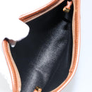 Christian Dior Trotter Canvas Shoulder Bag Black Gold Auth BA7699-11