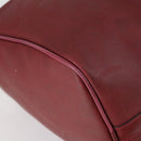 Christian Dior Trotter Canvas Boston Bag PVC Red Gold Auth BA7700-14