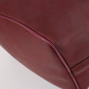 Christian Dior Trotter Canvas Boston Bag PVC Red Gold Auth BA7700-16