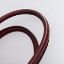 Christian Dior Trotter Canvas Boston Bag PVC Red Gold Auth BA7700-8