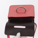 BURBERRY Shoulder Bag Leather Pink Gold Auth BA7701-9