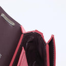 BURBERRY Shoulder Bag Leather Pink Gold Auth BA7701-20