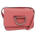 BURBERRY Schoudertas Leer Roze Goud Auth BA7701-1