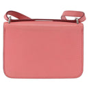 BURBERRY Schoudertas Leer Roze Goud Auth BA7701-2
