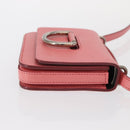 BURBERRY Schoudertas Leer Roze Goud Auth BA7701-3