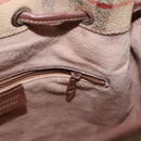 Burberrys Nova Check Shoulder Bag PVC Beige Gold Auth BA7703-22