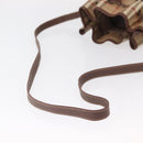 Burberrys Nova Check Shoulder Bag PVC Beige Gold Auth BA7703-8