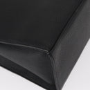 Burberrys Hand Bag Leather Black Gold Auth BA7704-15