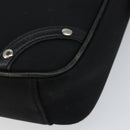 BURBERRY Shoulder Bag Canvas Leather Black Auth BA7705-15