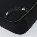 BURBERRY Shoulder Bag Canvas Leather Black Auth BA7705-16