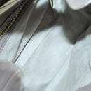 Jimmy Choo Studs Backpack Leather Beige Gold Auth BA7708-12