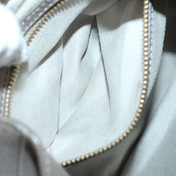 Jimmy Choo Studs Backpack Leather Beige Gold Auth BA7708