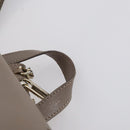 Jimmy Choo Studs Backpack Leather Beige Gold Auth BA7708-14