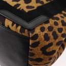 BALENCIAGA Cabas S Tote Bag Canvas Brown 339933 Auth BA7710-13